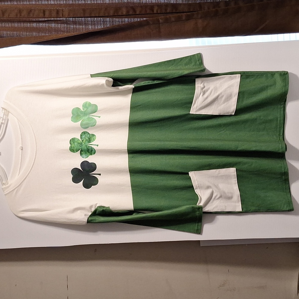 Shamrock color block dres